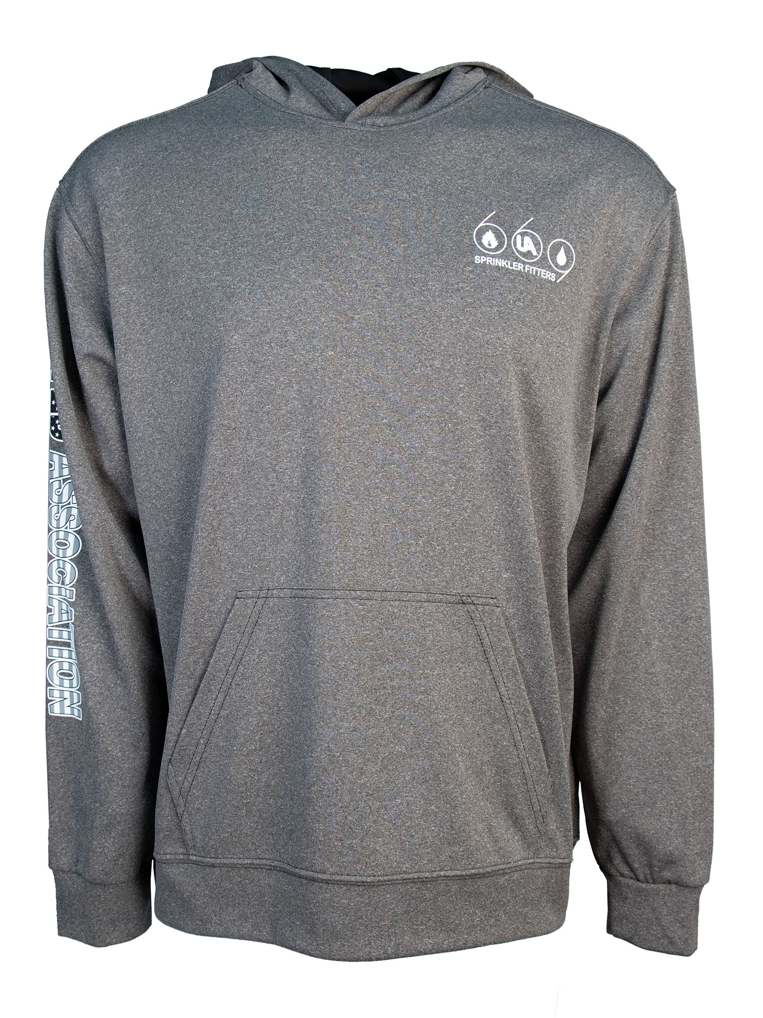 Hoodies Heather Charcoal - Front
