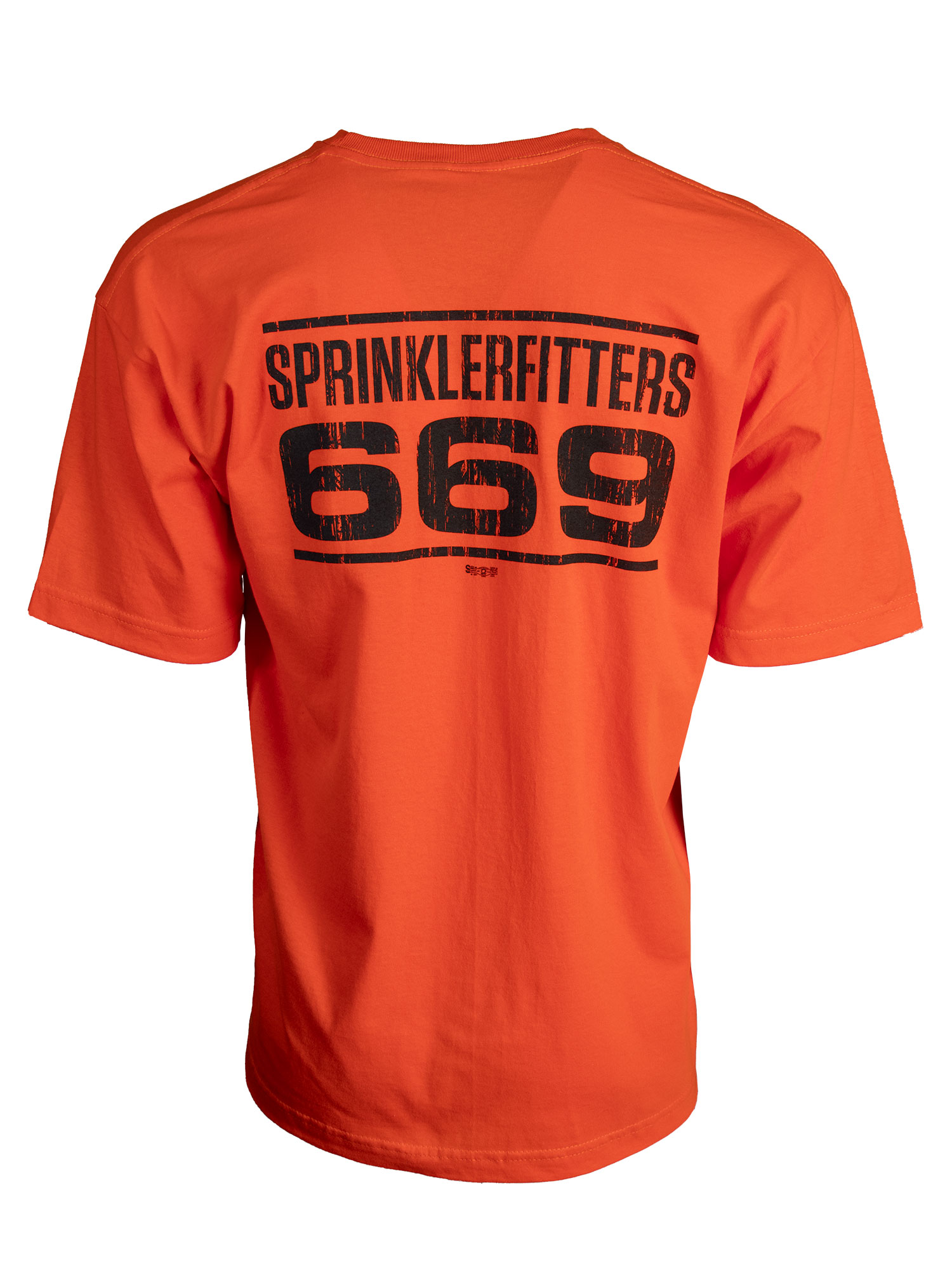 Orange Short Sleeve Pocket T-Shirt