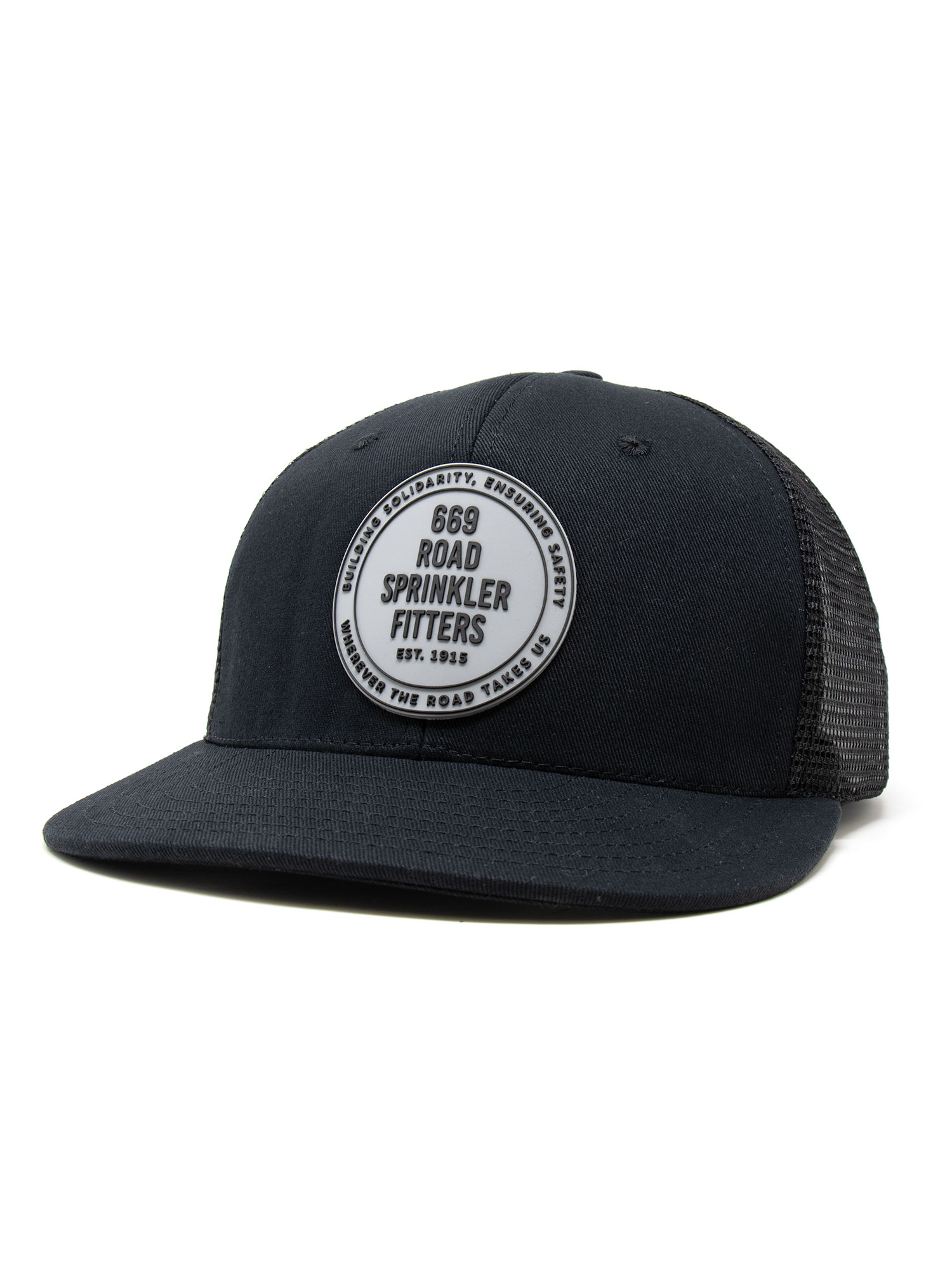 Black Mesh Back Hat