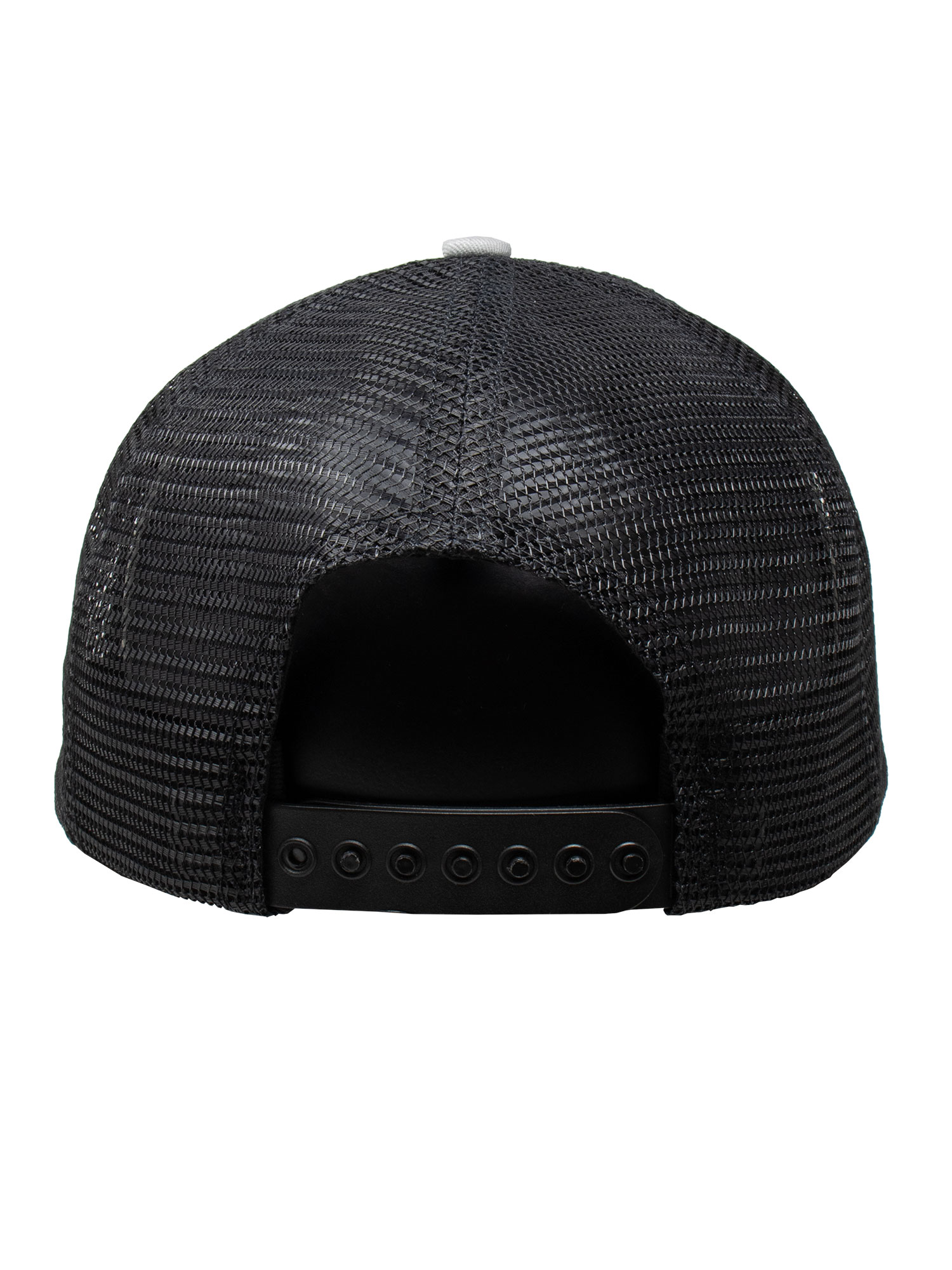 Light Grey/Black Mesh Back Hat - Back