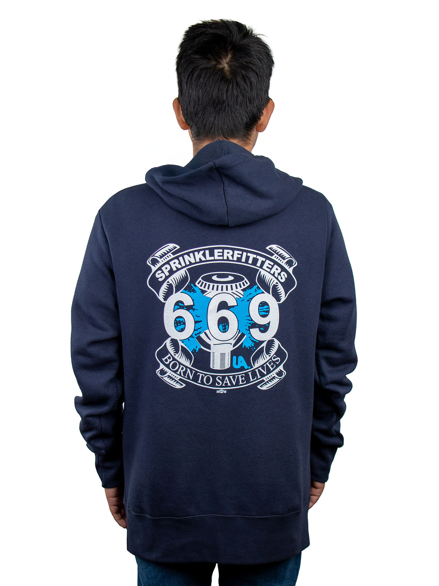 Union Made Zip-Up Hoodie - Back