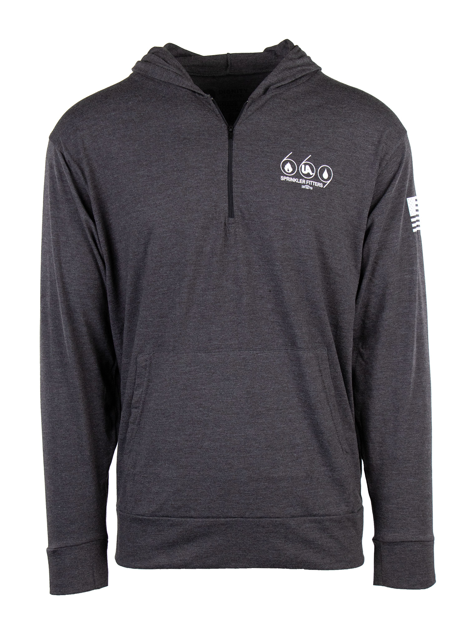 1/4 Zip Long Sleeve Comfort Hoodie